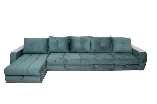 large emerald sofa, big couch, divan6 settee