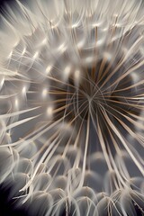 abstract close up dandelion 