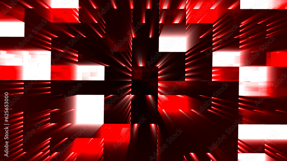 Poster abstract pattern, seamless mosaic background. abstract technology background, computer generated ima
