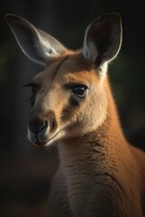 Boundless Outback - Ultra-realistic Kangaroo Portrait AI Generated