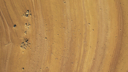Textures and colors of desert terrain. Palette of natural colors in ocher tones. Desert terrain...