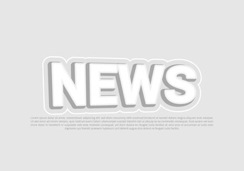 Text style effect with text style graphic element.