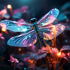 Fototapeta na wymiar butterfly on a flower,wings,,Ai generated