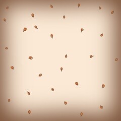 minimal floral background brown orange