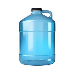 3d Water Gallon Bottle on transparent background. Generative AI.