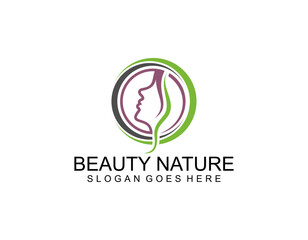 Vector abstract logo and branding design templates in trendy linear minimal style, emblem for beauty studio and cosmetics - female portrait, beautiful woman's face - badge for make up artist, fashion