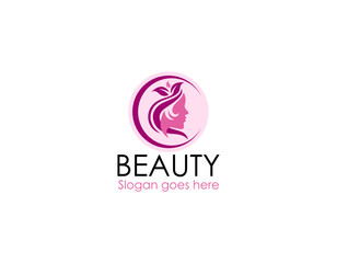 Woman hair salon with interesting colors logo design Premium Vector. part 2
