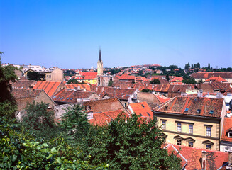 city view of Zagreb, Coatia