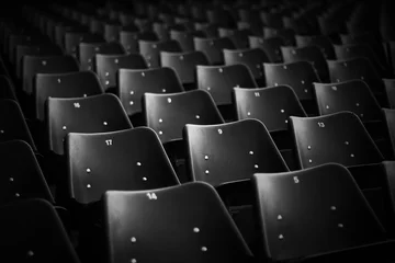 Foto op Plexiglas Stadium seats wit numbers © Zoltan