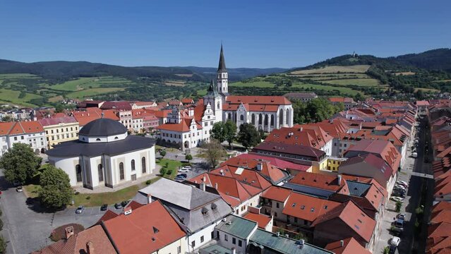 Aerial of Levoca, Slovakia