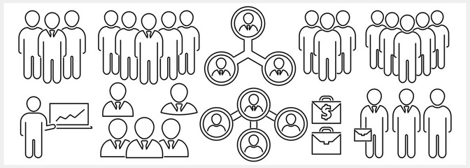 Social media marketing icon People network clipart Vector stock illustration EPS 10