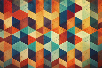 Abstract colorful geometric pattern background