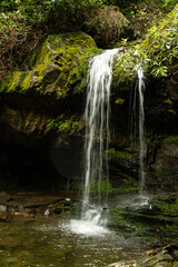 Grotto Falls near Gatlinburg in the Great Smoky Mountains national Park