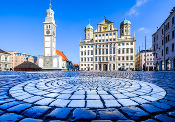 famous old town of Augsburg - bavaria