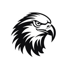 Obraz premium Eagle logo, eagle icon, eagle head, vector 