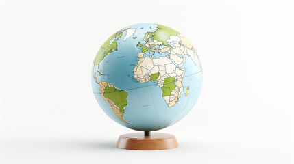 globe isolated on white