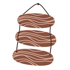 Hanging bulletin board