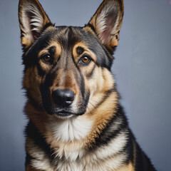 German shepherd portrait