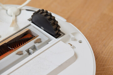 Inverted Automatic Cleaning Robot Wheels vacuum cleaner.