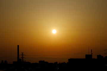 夕方の太陽_DUSK_SUN