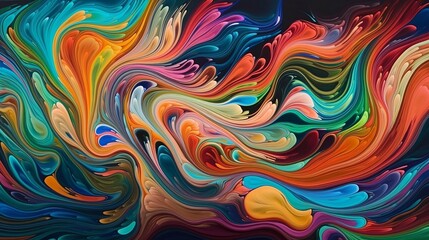 abstract colorful background, generative AI 