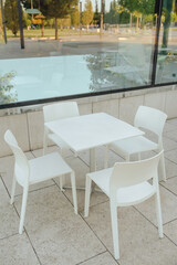 table and chairs