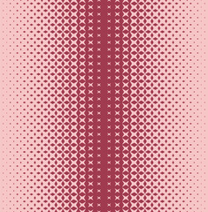 Halftone pattern with rhombuses and stars. Abstract geometric gradient background. Vector illustration.