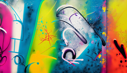 colorful abstract, graffiti background, sprayer background, graffiti art