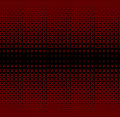 Halftone pattern with rhombuses and stars. Abstract geometric gradient background. Vector illustration,