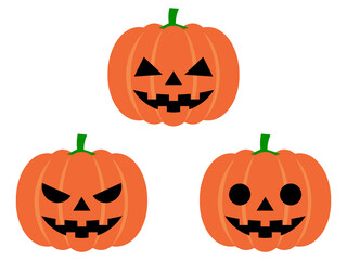 ハロウィンかぼちゃアイコンセットA