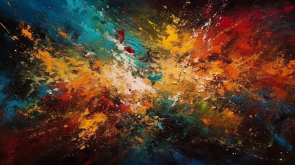 Obraz na płótnie Canvas abstract colorful background, generative Ai 