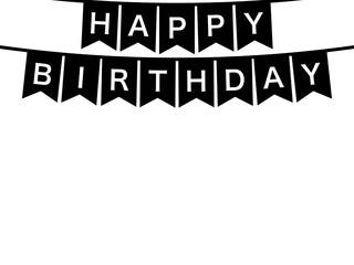 „Äé„Éè„Éî„Éê„ÄèËã±Ë™ûÊóóÊñáÂ≠ó‰∏ä„Éï„É¨„Éº„É†ÔºöÈªí