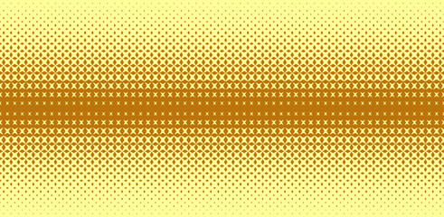 Halftone pattern with rhombuses and stars. Abstract geometric gradient background. Vector illustration,