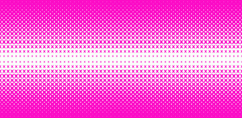 Halftone pattern with rhombuses and stars. Abstract geometric gradient background. Vector illustration,