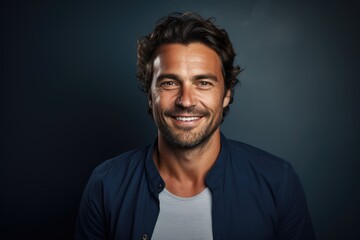 Obraz premium smiling man, ai generated