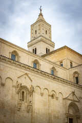 Fototapeta na wymiar cathedral of matera, sassi di matera, basilicata, italy, europe, world heritage, 