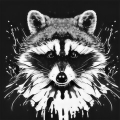 Racoon drawing | Ai Generated