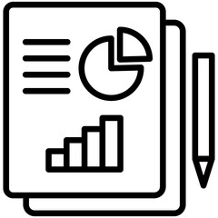 data statistics icon, are often used in design, websites, or applications, banner, flyer to convey specific concepts related to data management and security.