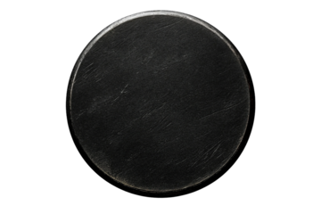 Hockey puck. isolated object, transparent background