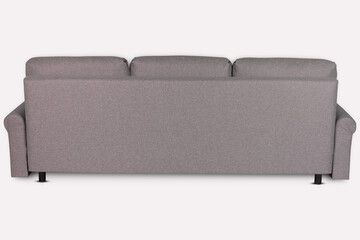 Перейти к странице
|1234567Далее
Rear view of three seats cozy modern designed sofa with light gray color fabric on black wooden legs isolated on white background