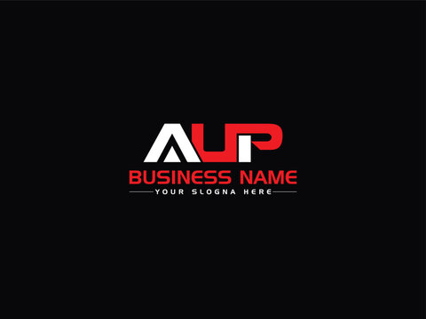 Minimalist Luxury AUP au Monogram Logo Icon For Your Shop