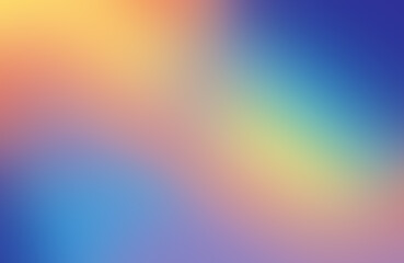 Golden yellow orange blue background. Color gradient. Bright fiery background