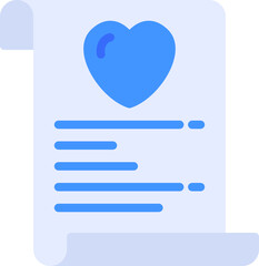 Fototapeta premium love letter icon