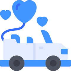 wedding car icon