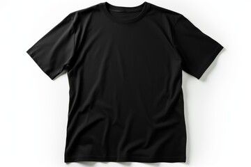 Stylish black men's T-shirt. Mockup for design with copy space for text. Design blank
