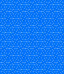 Vector seamless linear pattern with rhombuses. Abstract geometric low poly background. Stylish hexagon grid texture.