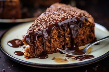 piece of chocolate cake