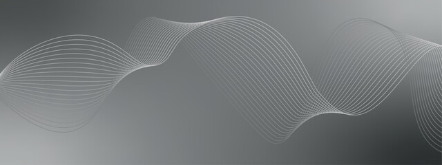 abstract background with lines. modern wavy stripes on white background isolated. curved wavy line, smooth stripe.