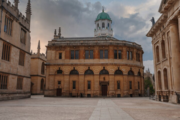 The Sheldonian Theatre, used for music concerts, lectures and University ceremonies, Oxford, England, UK