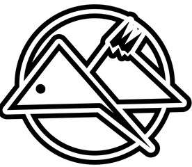 Mountain logo icon